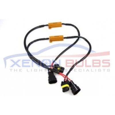 H11 LED Light Xenon HID HeadLight Fog DRL No Error Resistor Wiring Harness